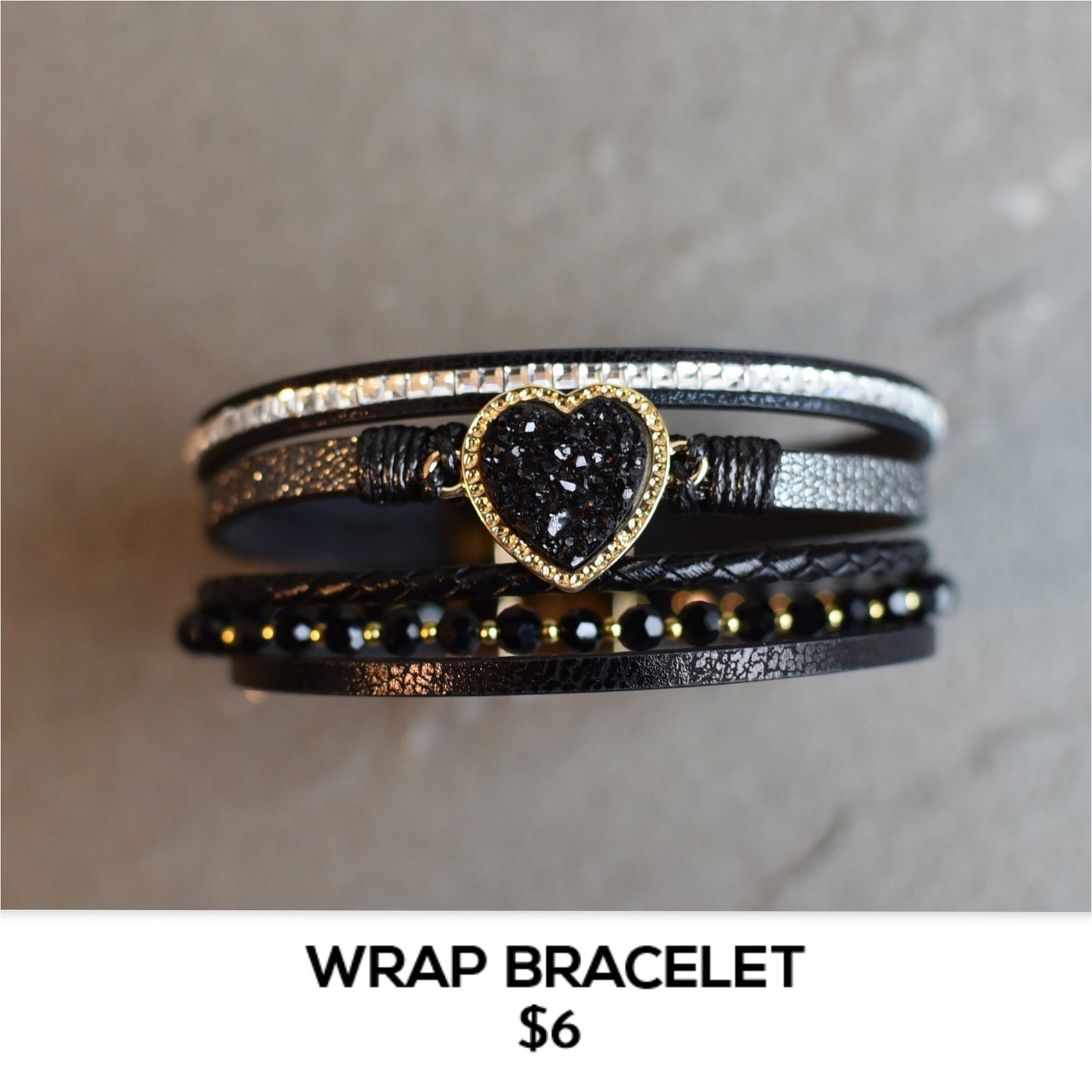 HEART WRAP BRACELET