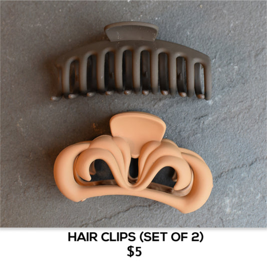 HAIR CLIPS (SET OF 2)