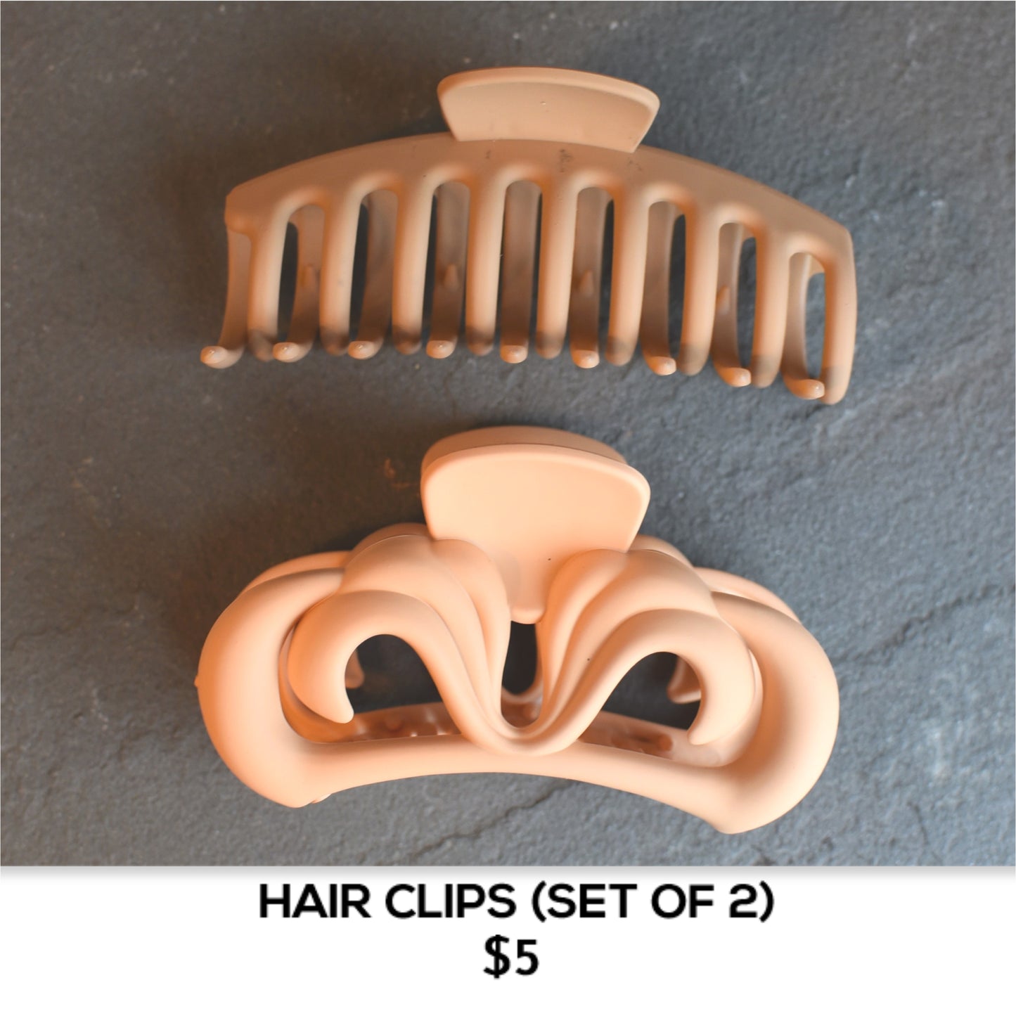 HAIR CLIPS (SET OF 2)