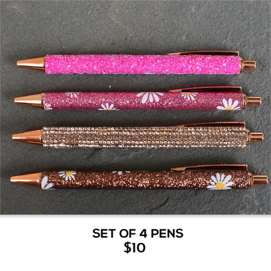 SET OF 4 PENS - DAISY