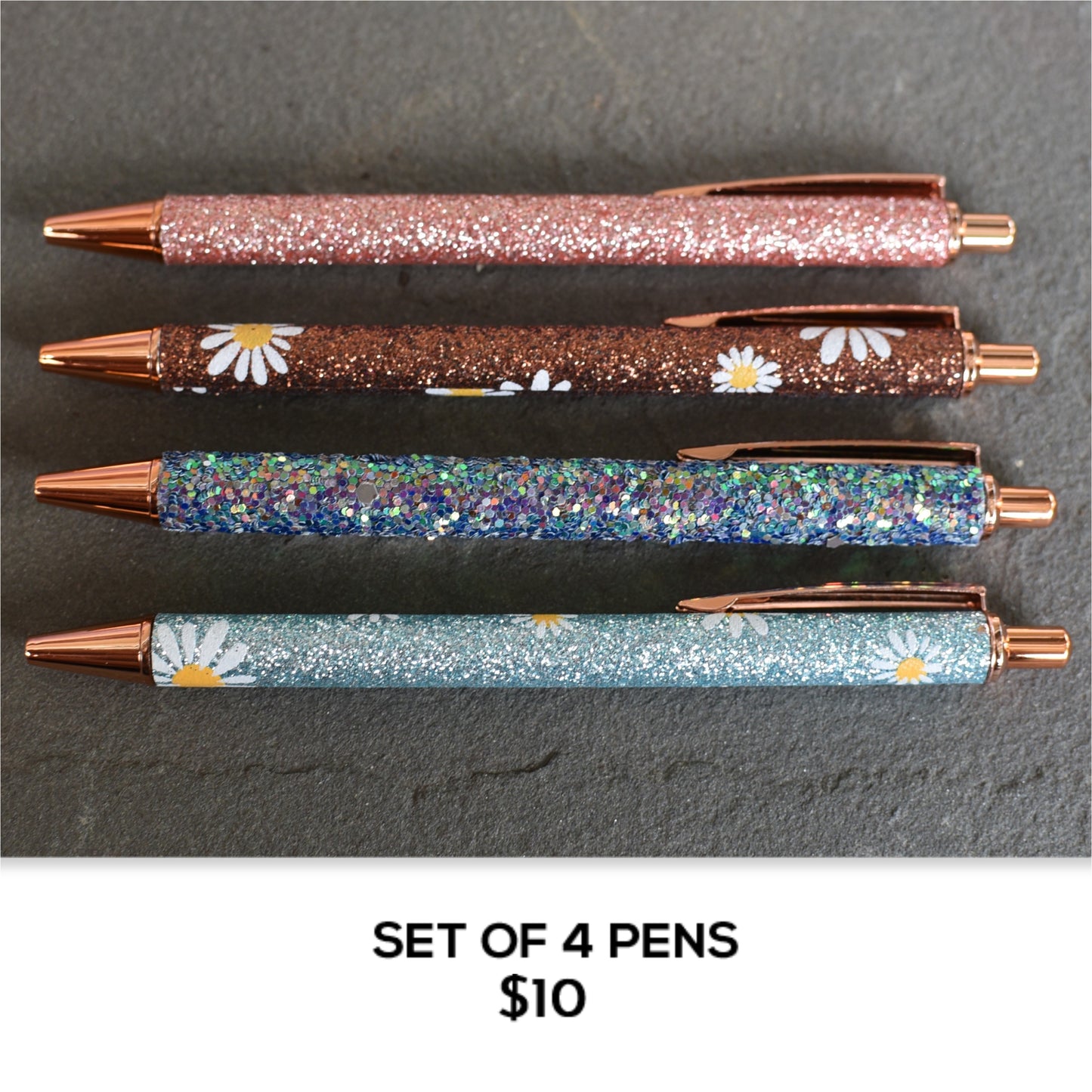 SET OF 4 PENS -DAISY