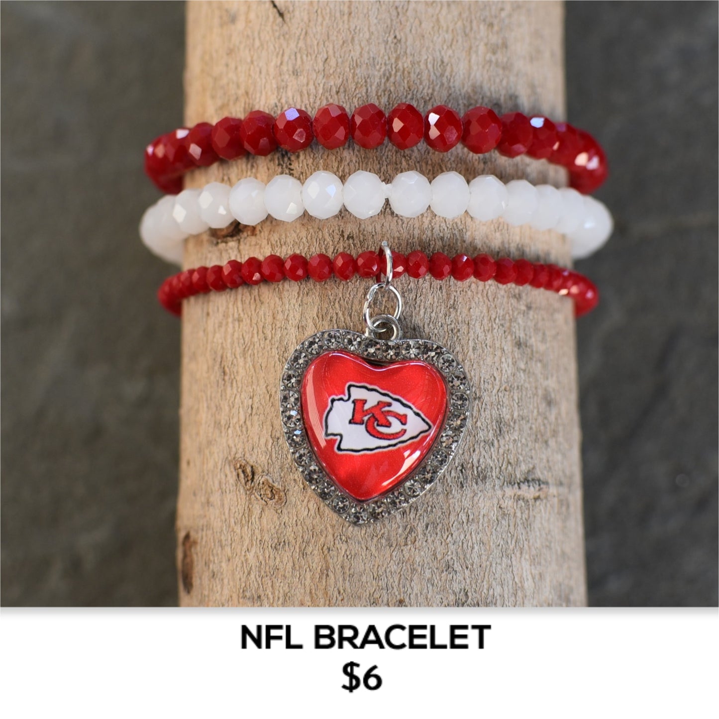 CHIEFS NFL BRACELET