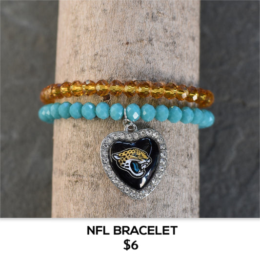 JAGUARS NFL BRACELET