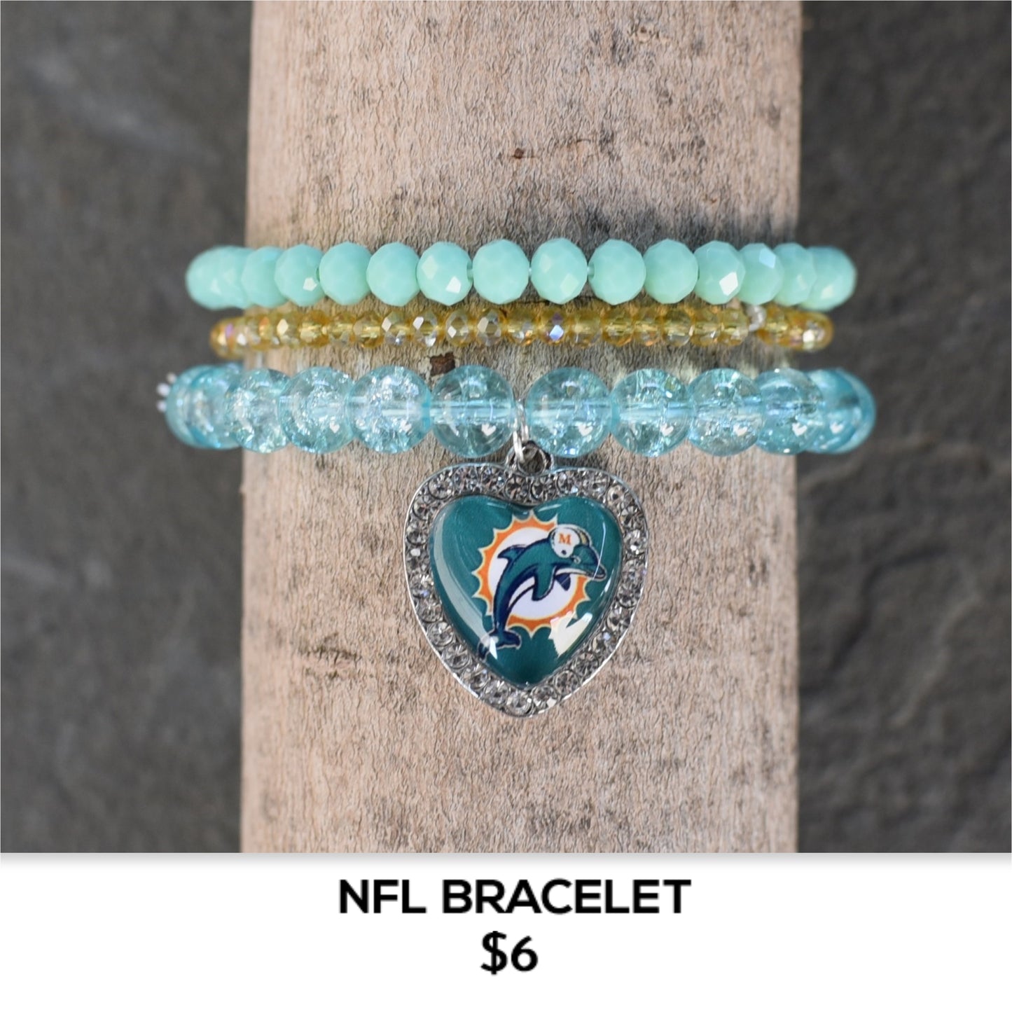 DOLPHINS NFL BRACELET