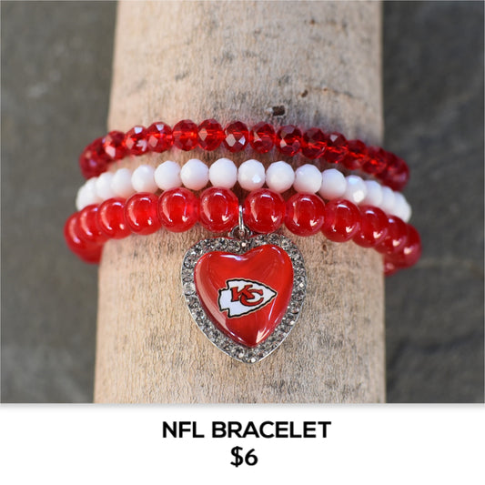 CHIEFS NFL BRACELET