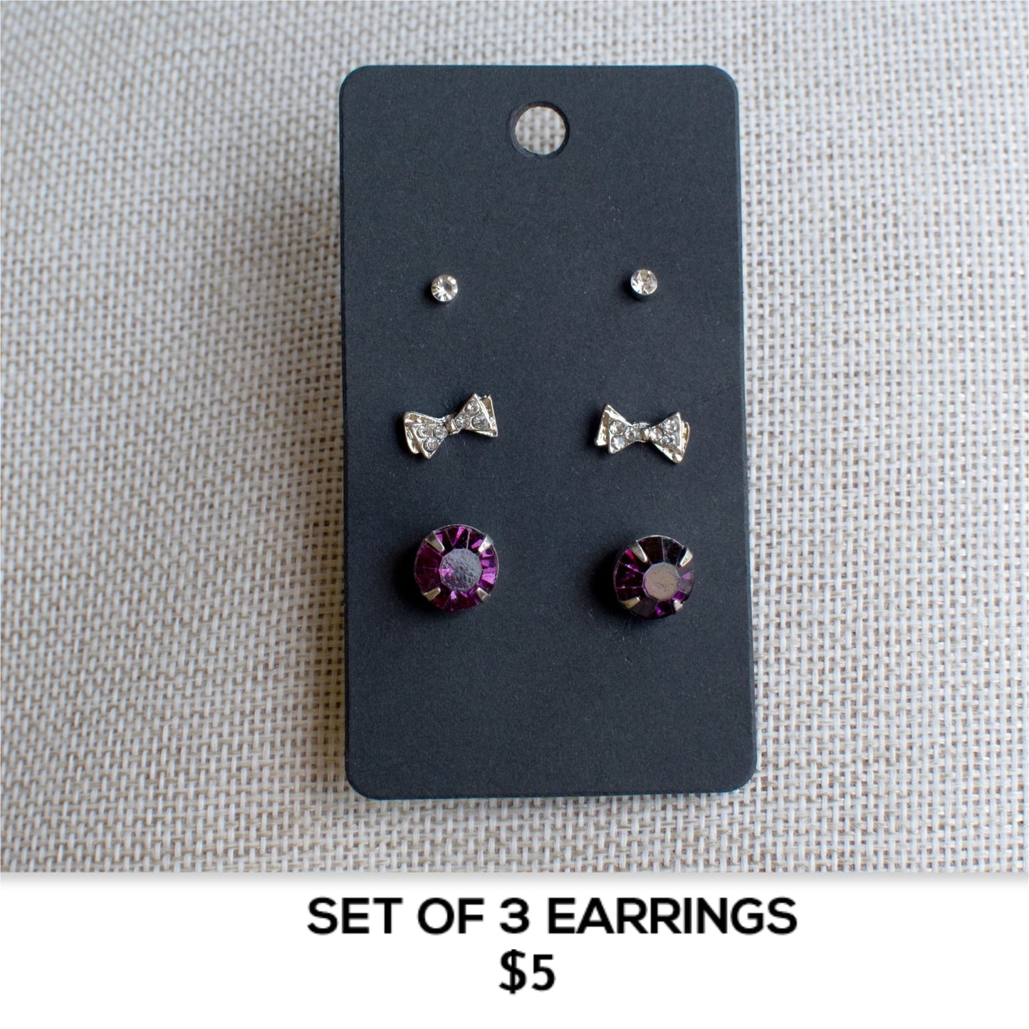 SET OF 3 EARRINGS