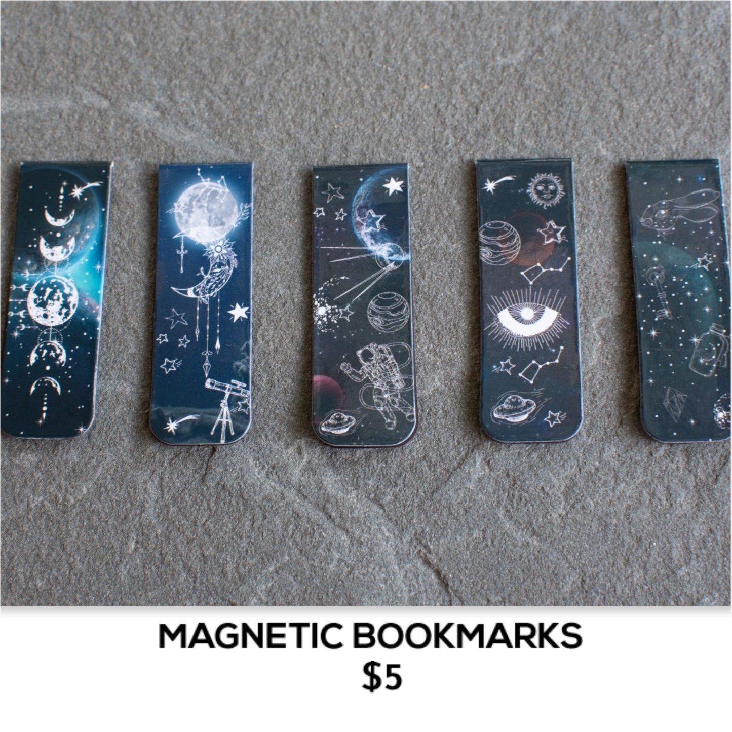 MAGNETIC BOOKMARKS - SPACE