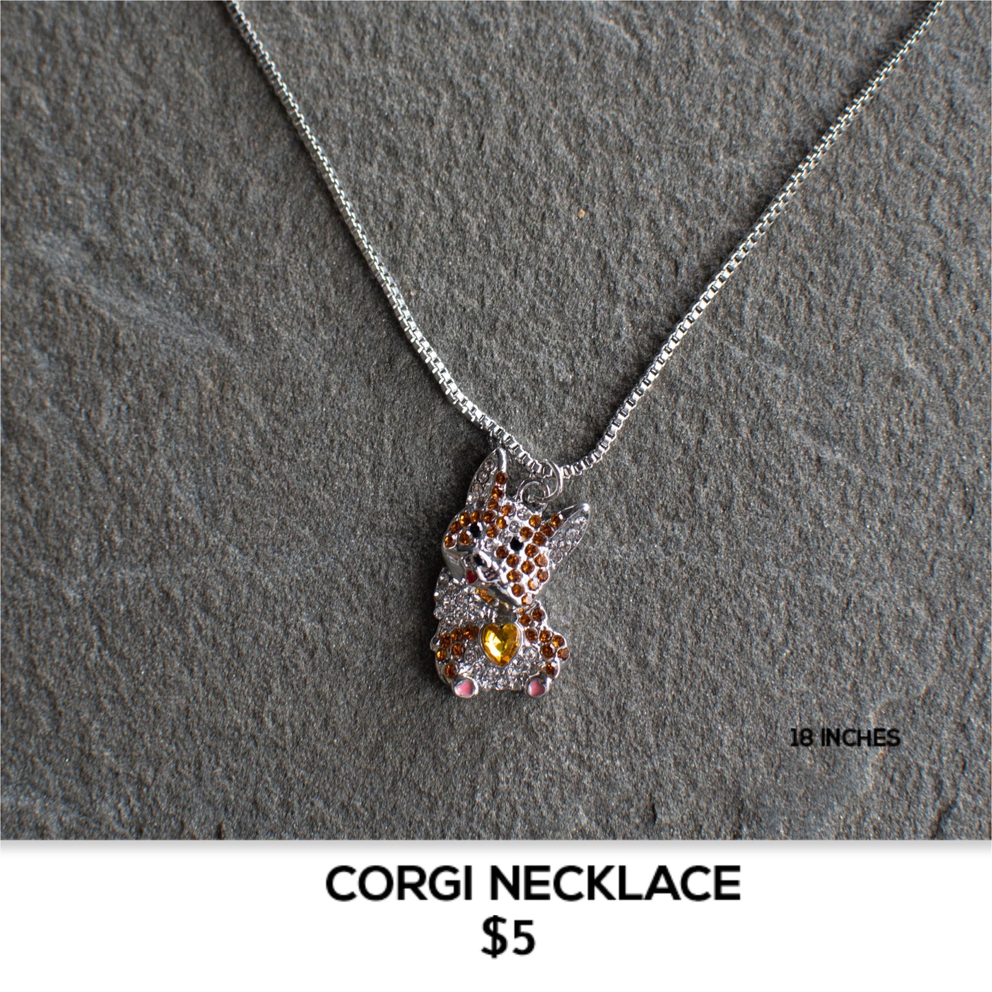 CORGI DOG NECKLACE