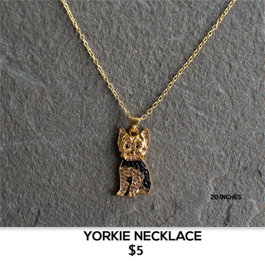 YORKIE DOG NECKLACE