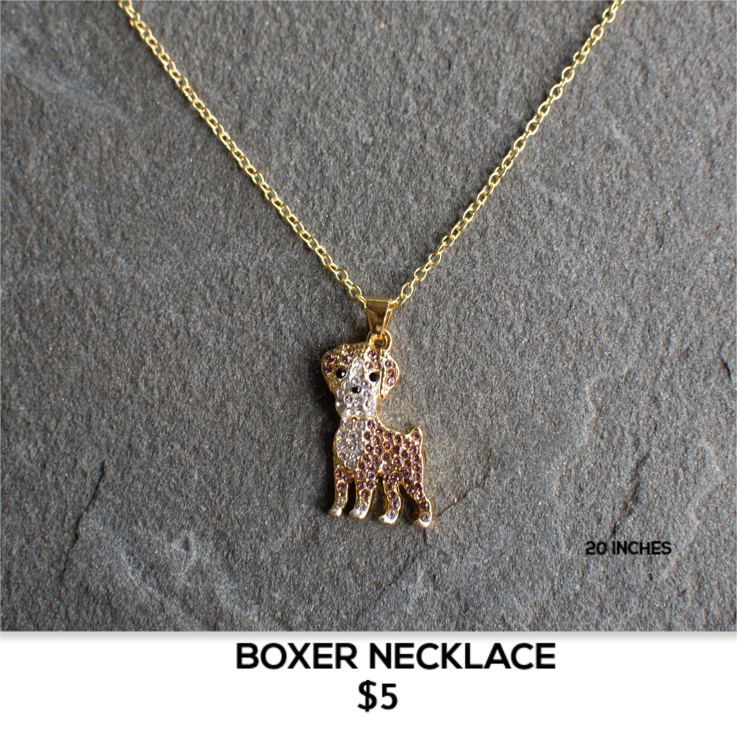 BOXER DOG NECKLACE