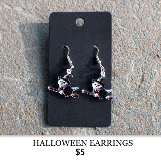 HALLOWEEN EARRINGS - WITCH