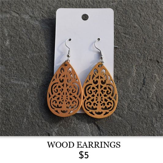 WOOD EARRINGS