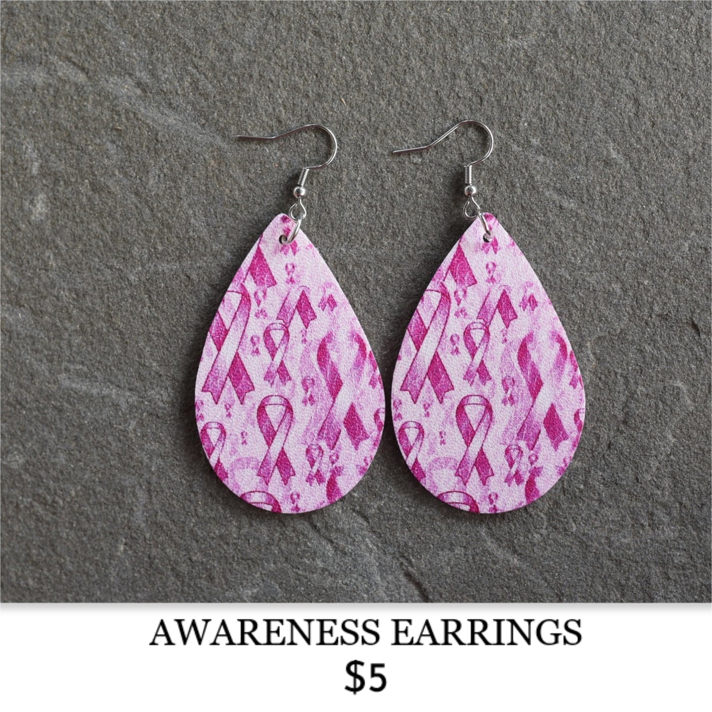 BREAST CANCER AWARENESS EARRINGS