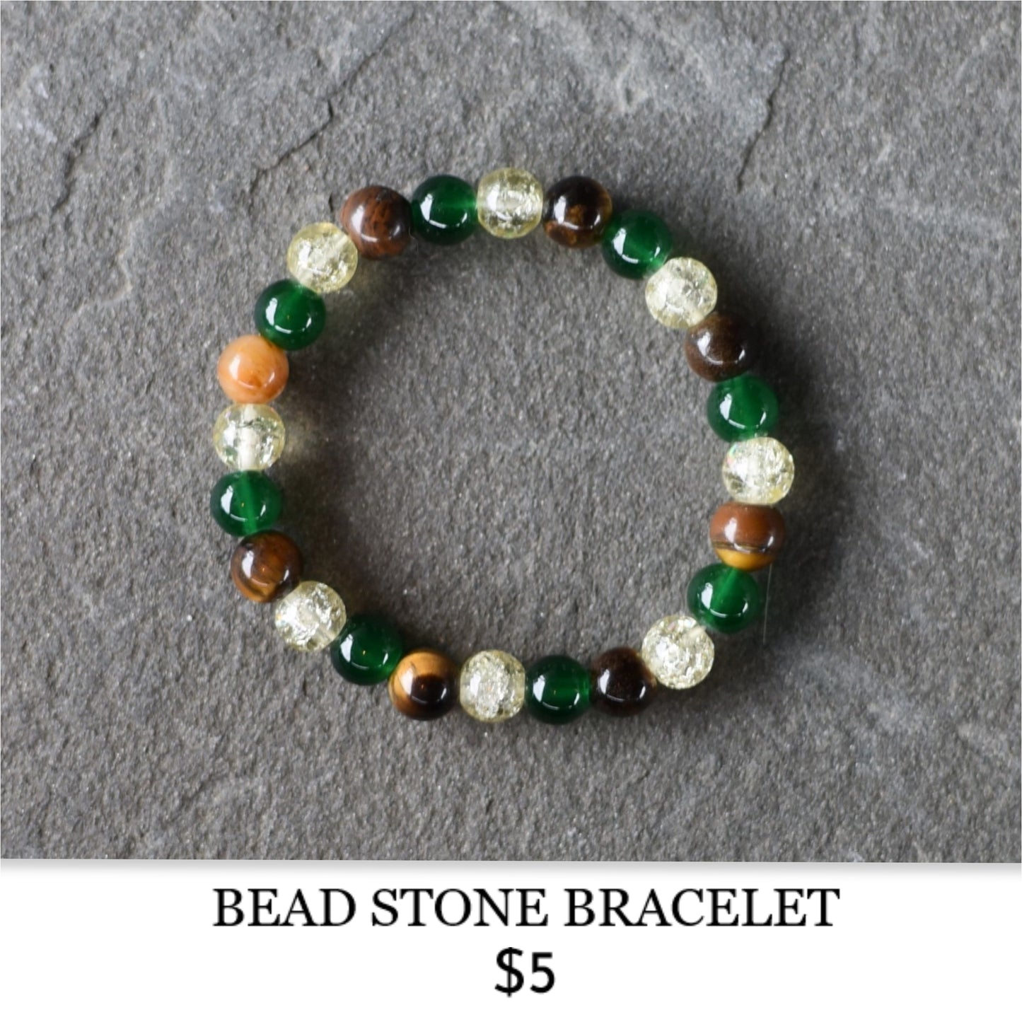 BEAD STONE BRACELET