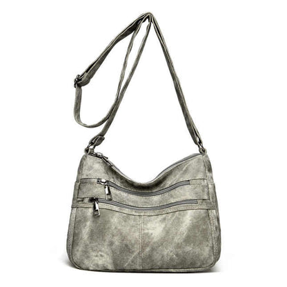 Laura Purse - Denim Suede