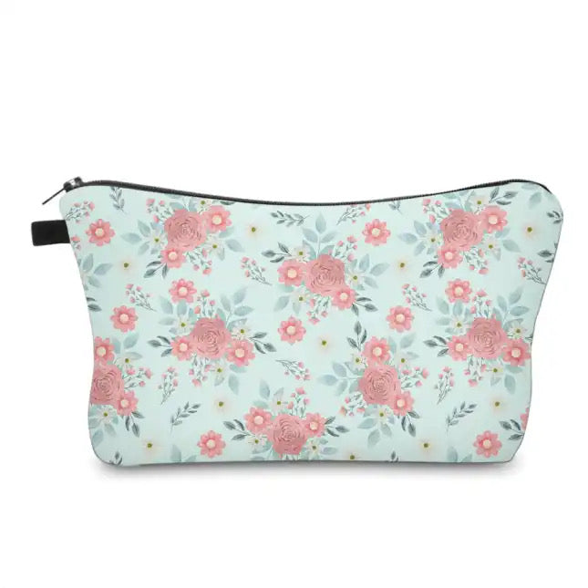 Pouch - Mint Pink Floral