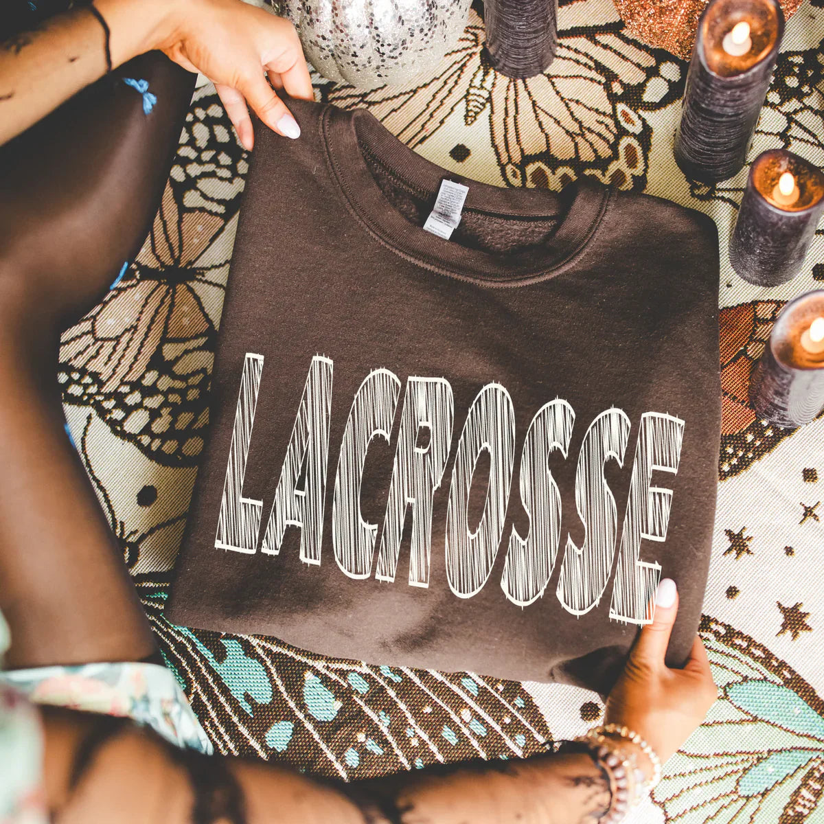 Lacrosse Scribble Sweatshirt