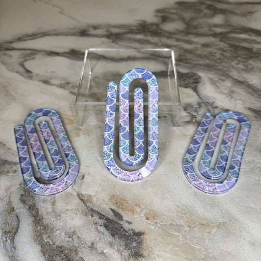 Jumbo Paperclip - Mermaid Purple