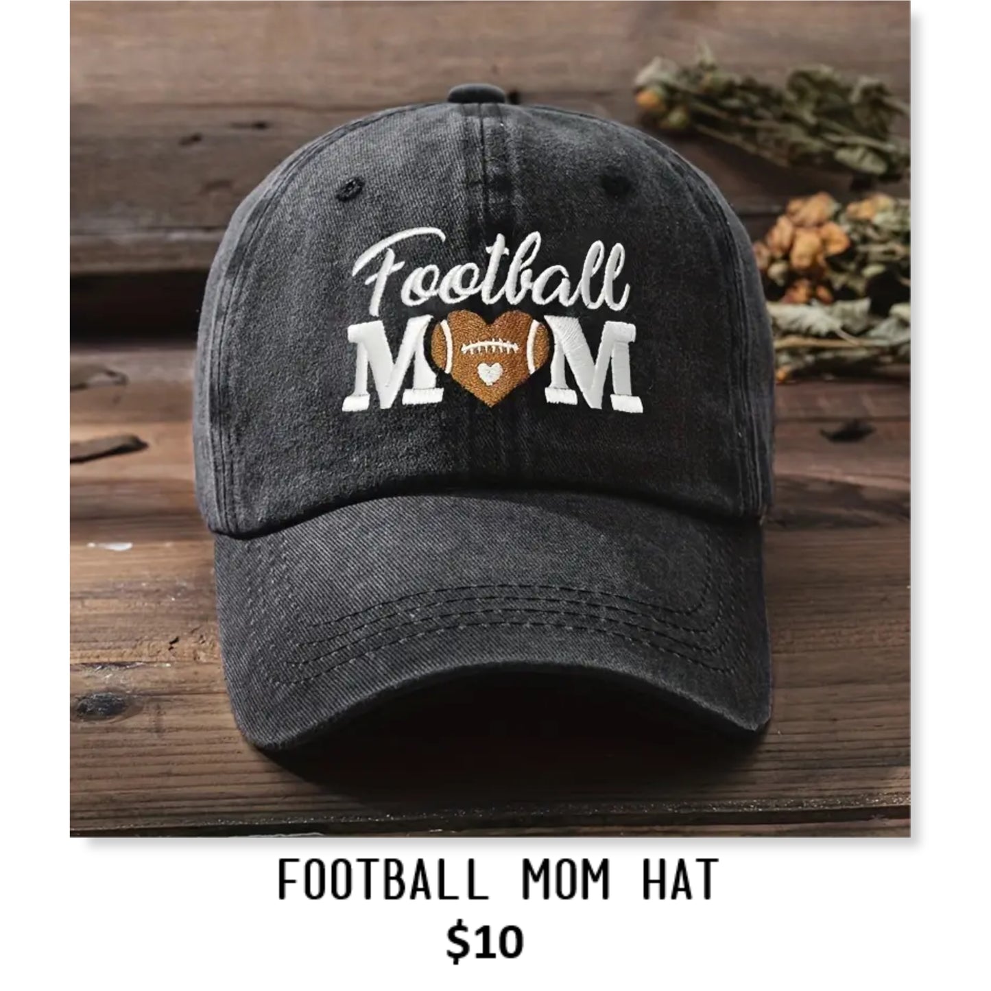 FOOTBALL HAT - BASEBALL CAP