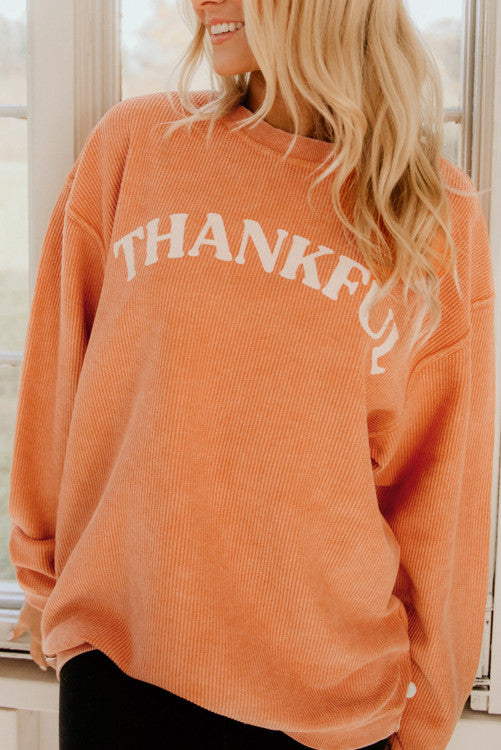 Thankful Corded Top August.