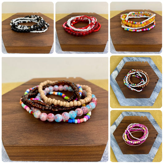 Bracelet Pack - Small Bead & Marble