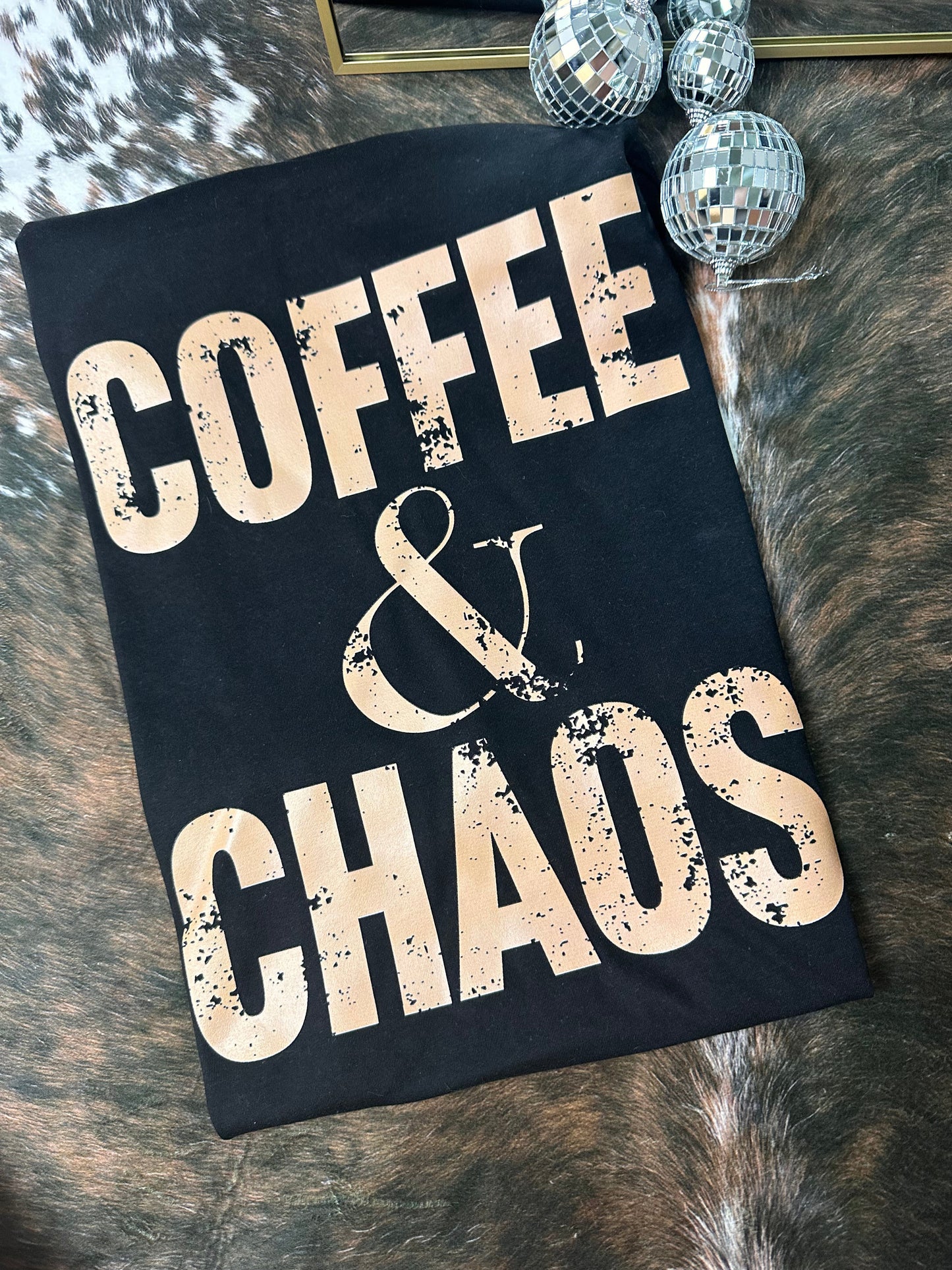 Coffee & Chaos Graphic Tee