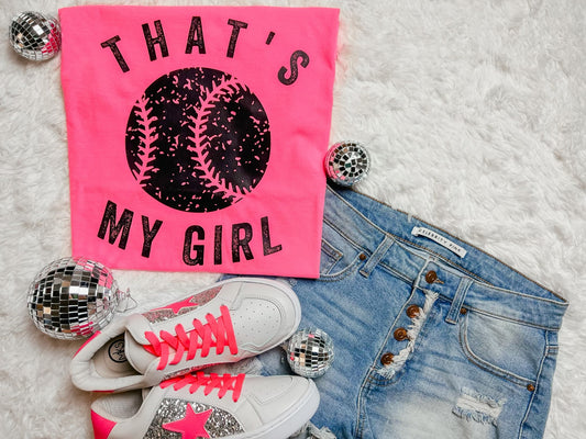 That's my Girl Baseball/Softball Graphic Tee