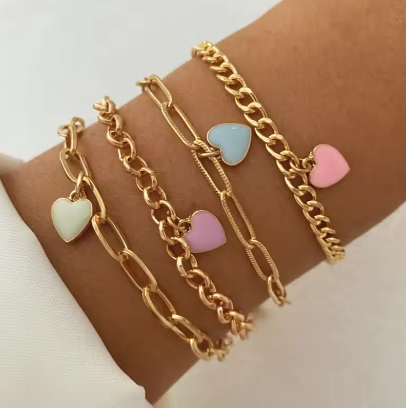 Pastel Love Links Stack Set