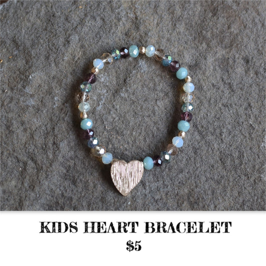 KIDS HEART BRACELET