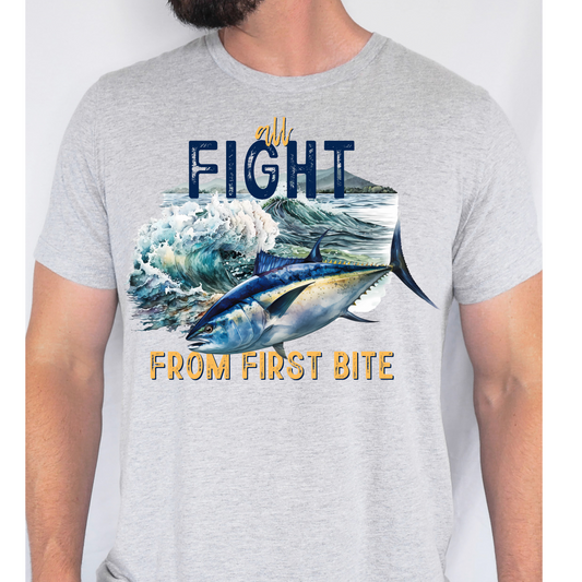 Mens Fight  Graphic Tee