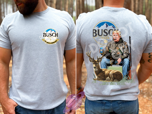 BUSCH T POCKET PRINT DOUBLE SIDED TEE