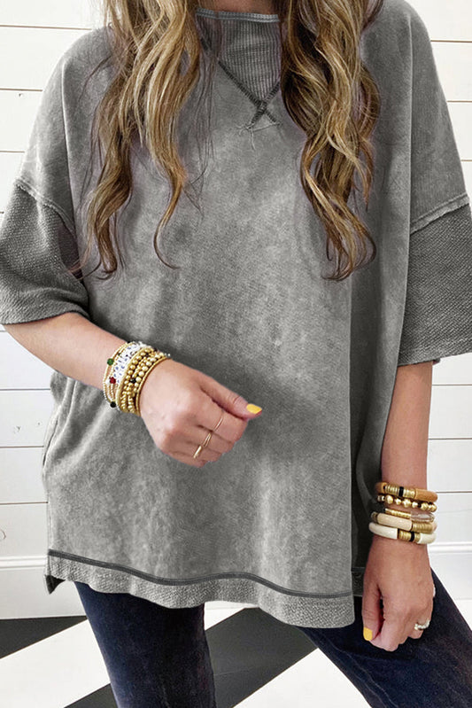 Relaxed Mineral Charcoal Dream Top