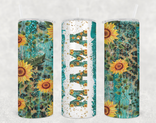 Mama Sunflower Tumbler