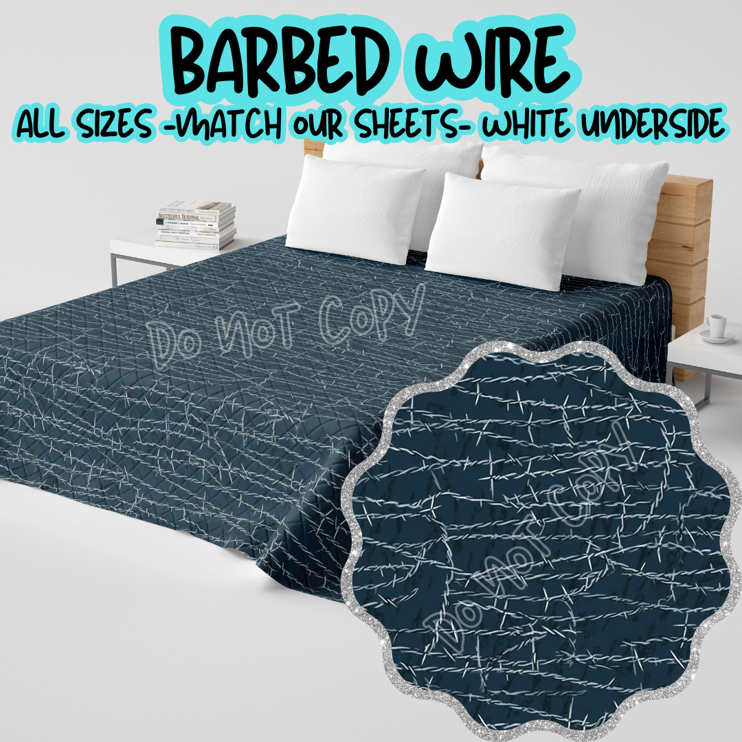 BARBED WIRE - CUSTOM QUILTS RUN 6 - PREORDER CLOSING 11/3