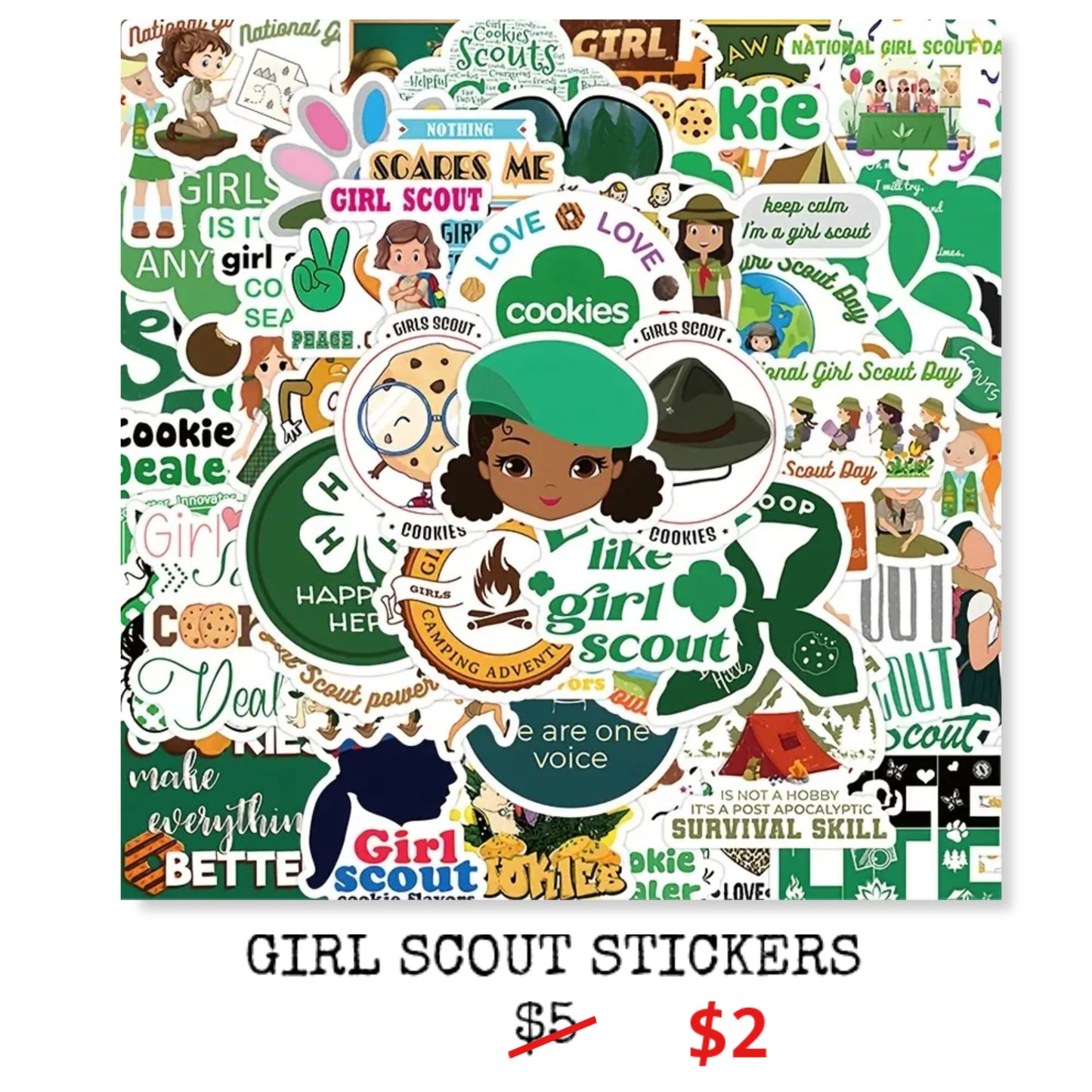 GIRL SCOUT STICKERS