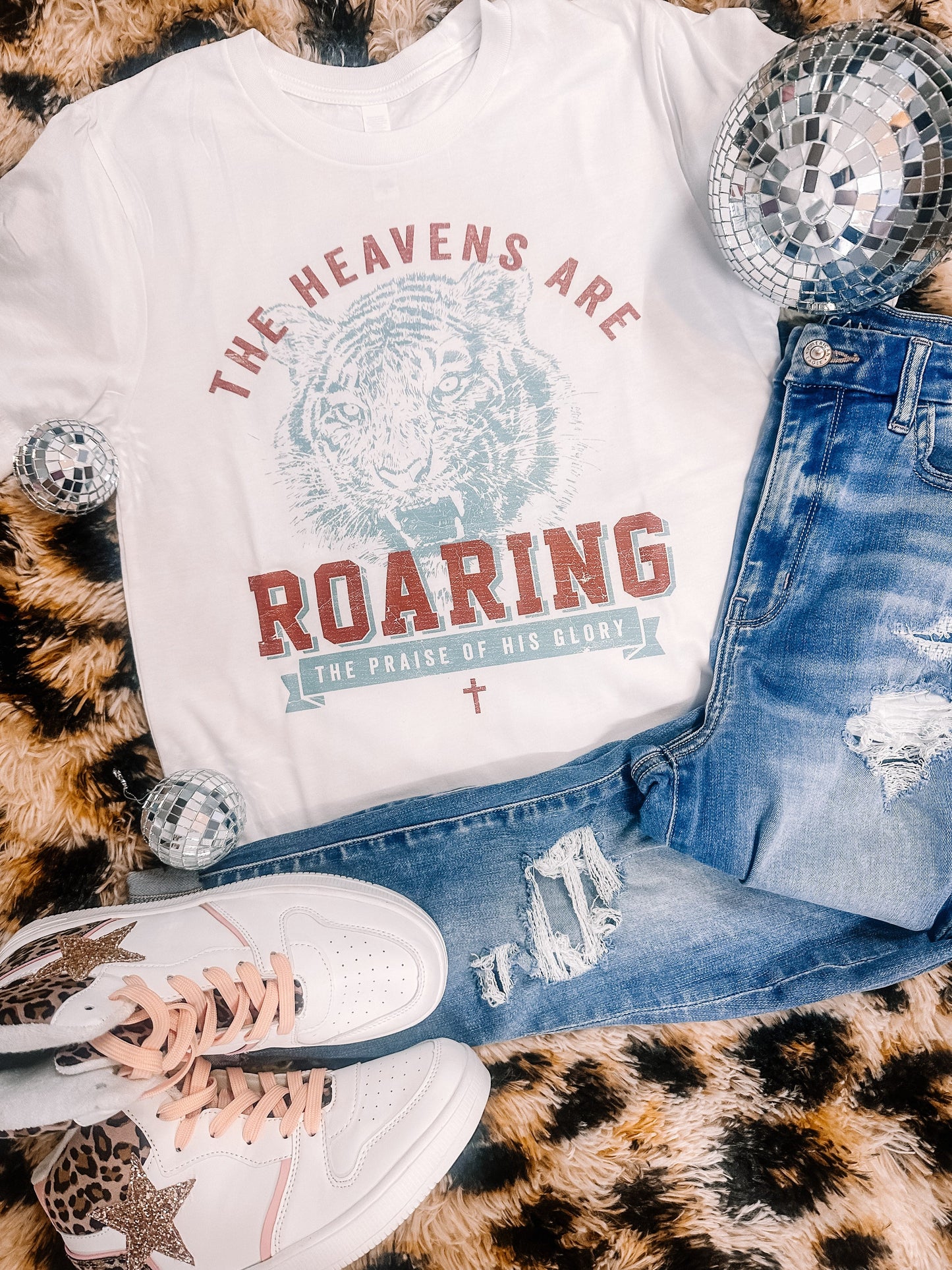 The Heavens are Roaring Faith Graphic Tee