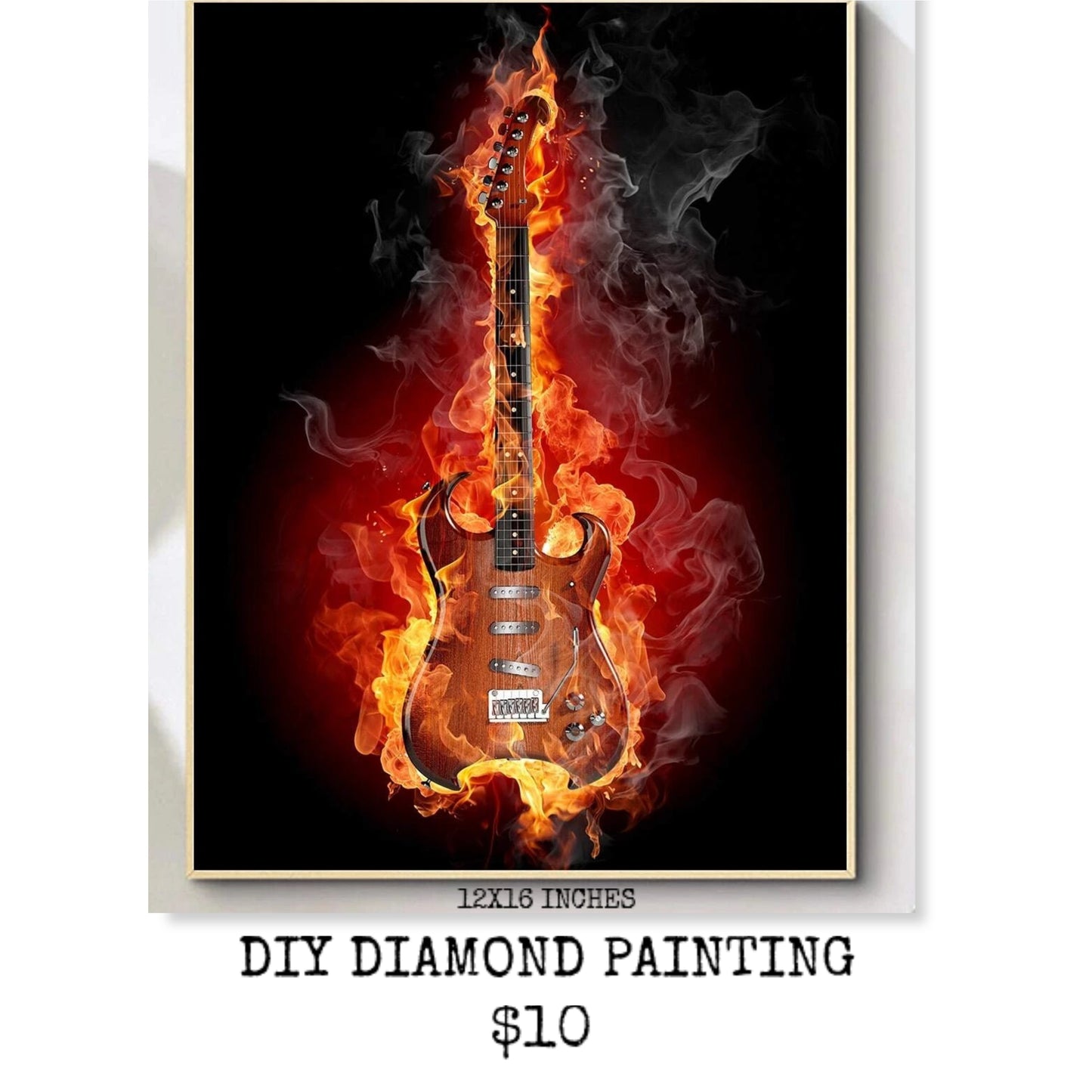 DIY DIAMOND PAINTING GUITAR