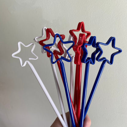 Pen - Red White Blue Stars